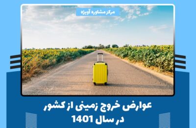 عوارض خروج زمینی از کشور در سال 1401