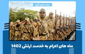 ماه های اعزام به خدمت ارتش 1402