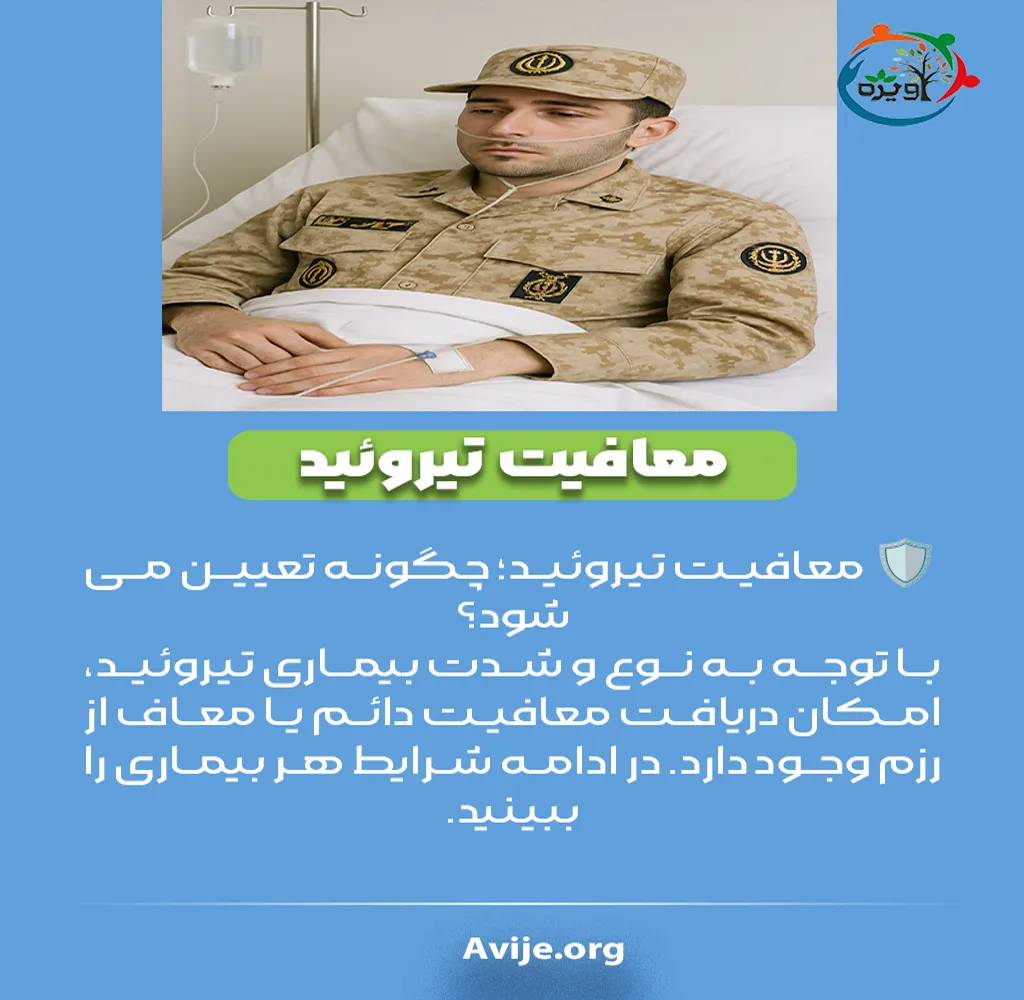شرایط معافیت تیروئید کم کار و پرکار
