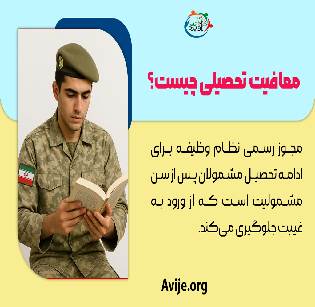 شرایط دریافت معافیت تحصیلی