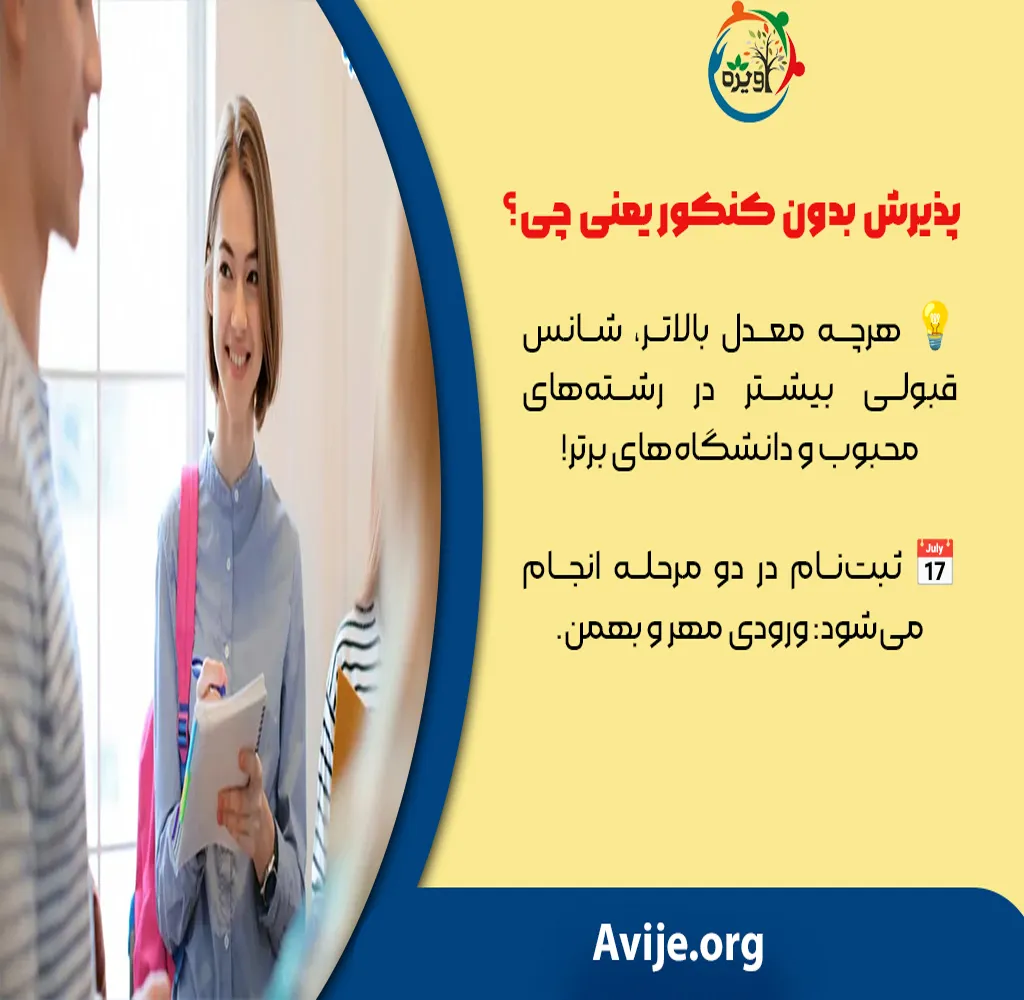 شرکت در انتخاب رشته بدون کنکور 