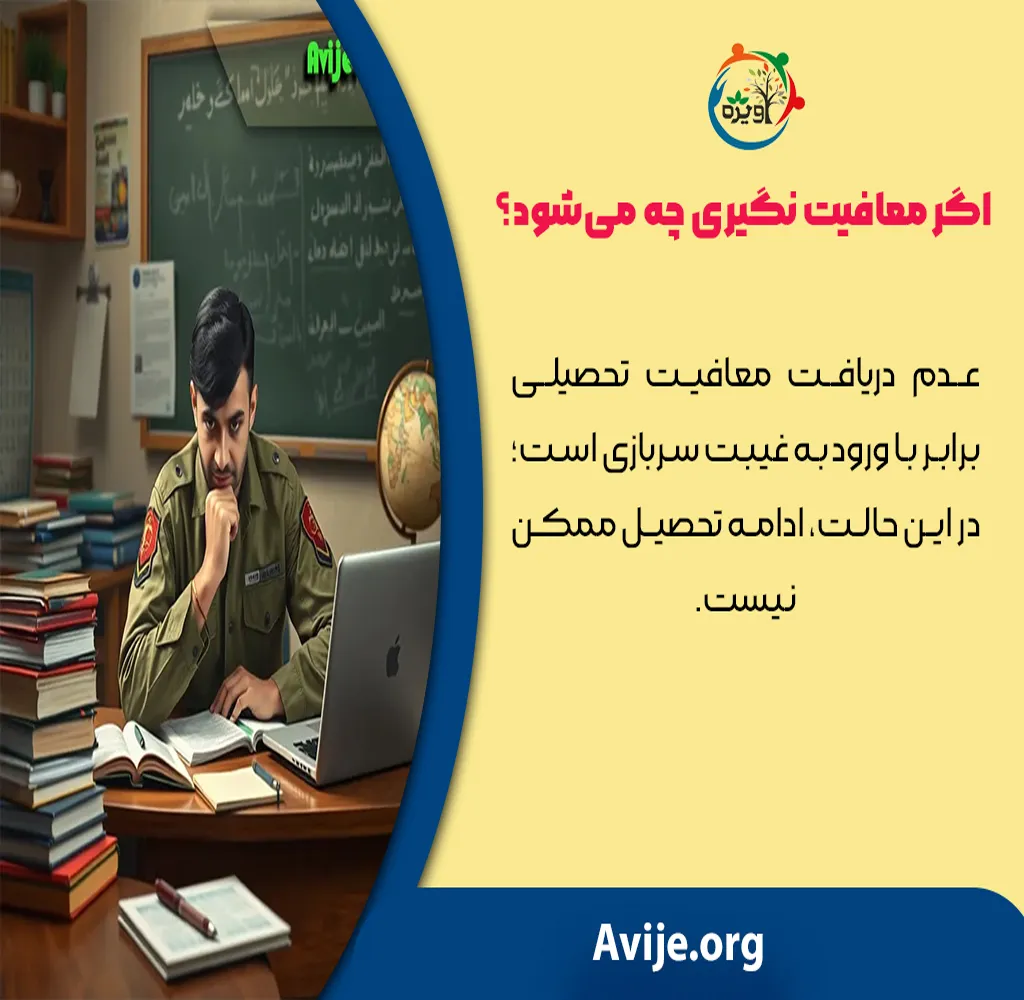 دریافت معافیت تحصیلی