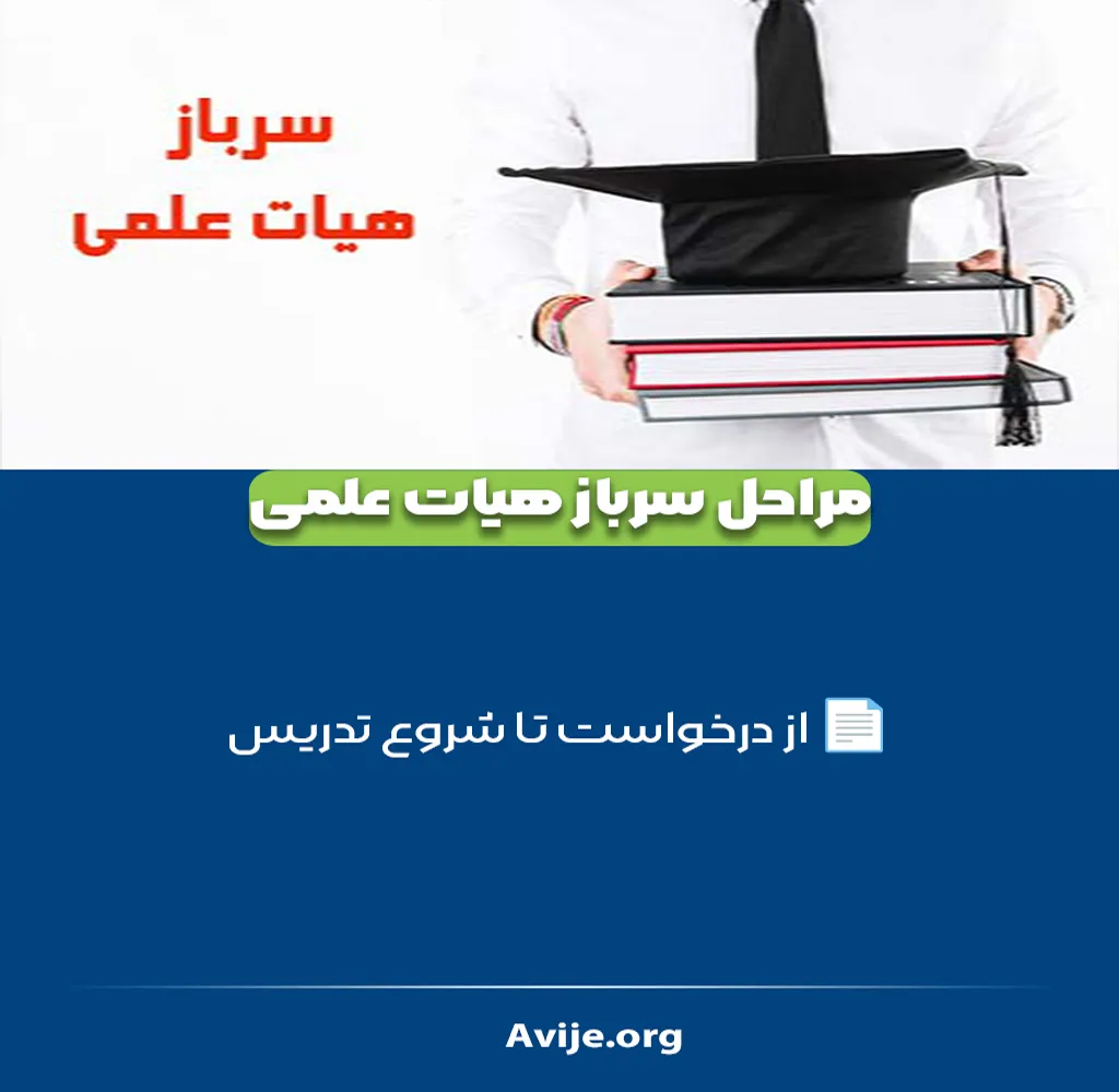 فرآیند جذب سرباز هیات علمی 