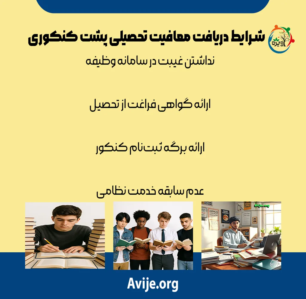 نحوه تمدید معافیت تحصیلی برای پشت کنکوری ها