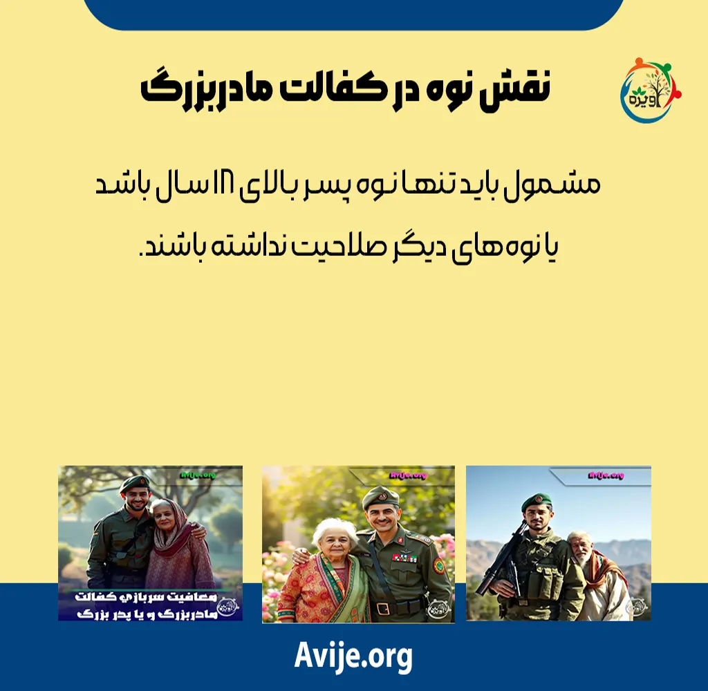 شرایط دریافت معافیت کفالت پدربزرگ