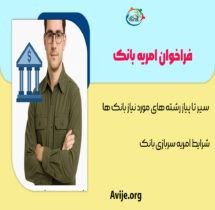فراخوان امریه بانک