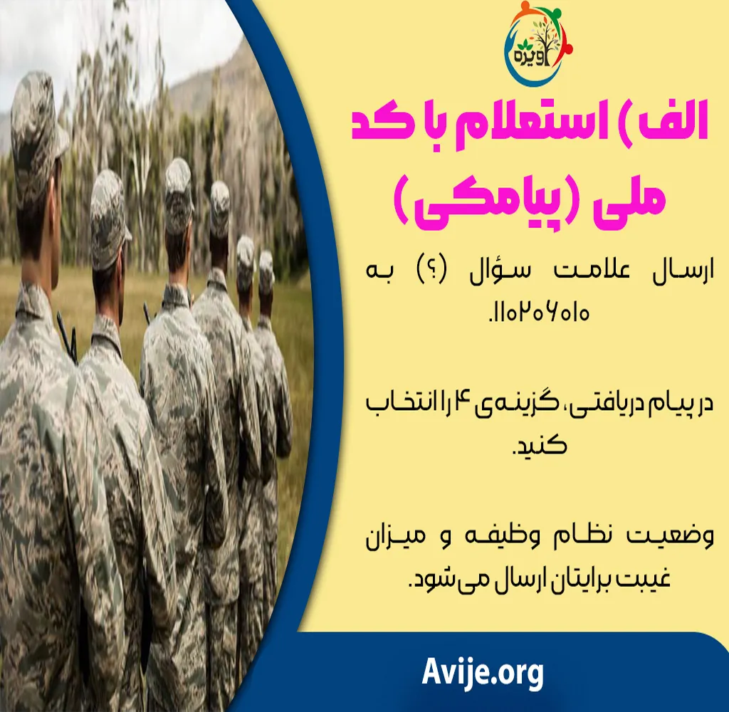 زمان استعلام غیبت سربازی