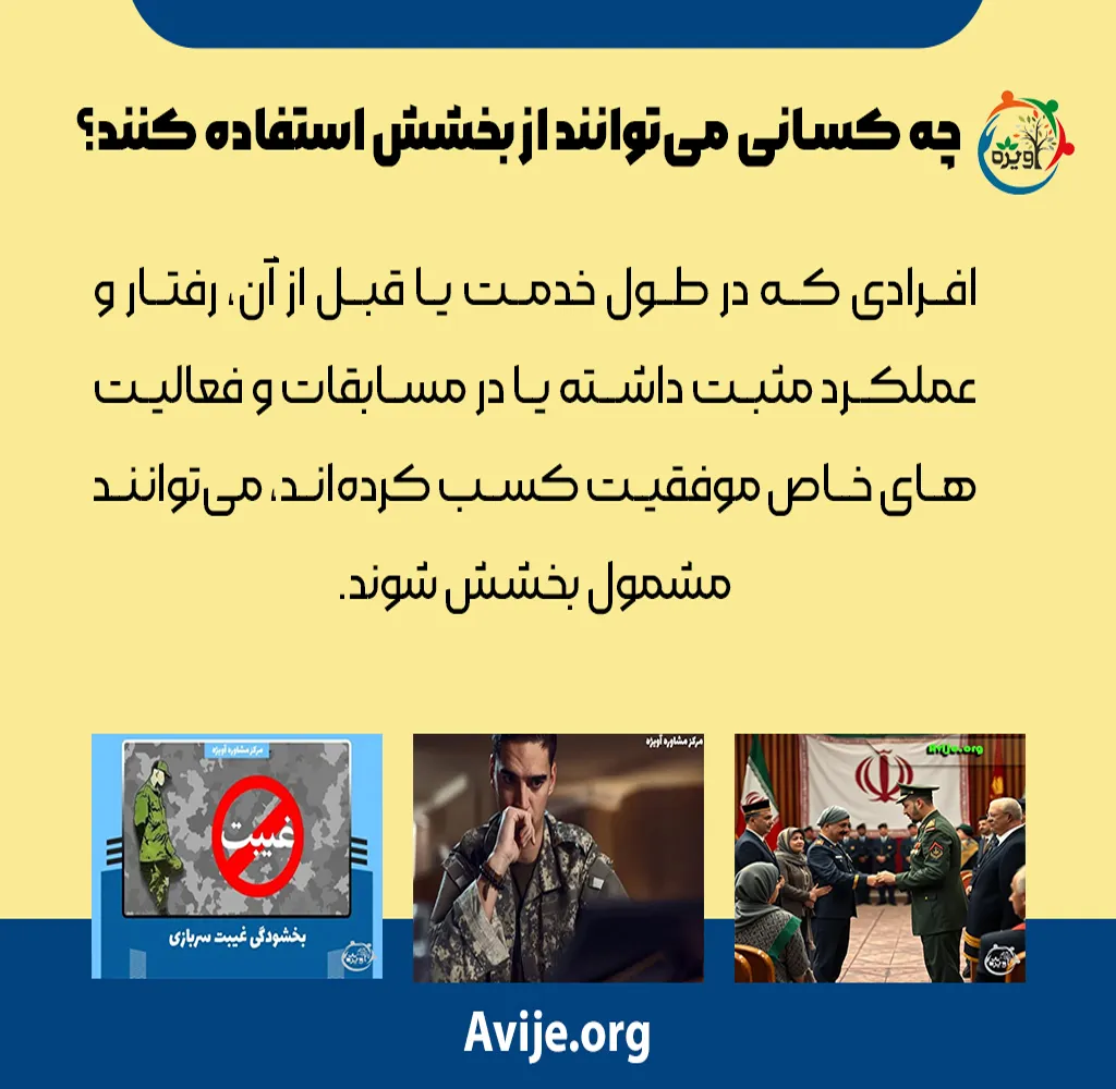 غیبت سربازی چگونه بخشیده میشود؟