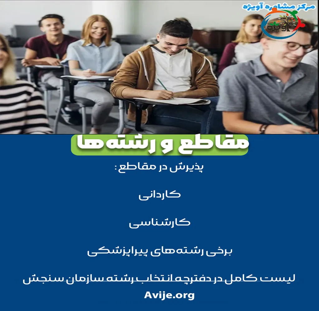 لیست رشته های بدون کنکور سراسری