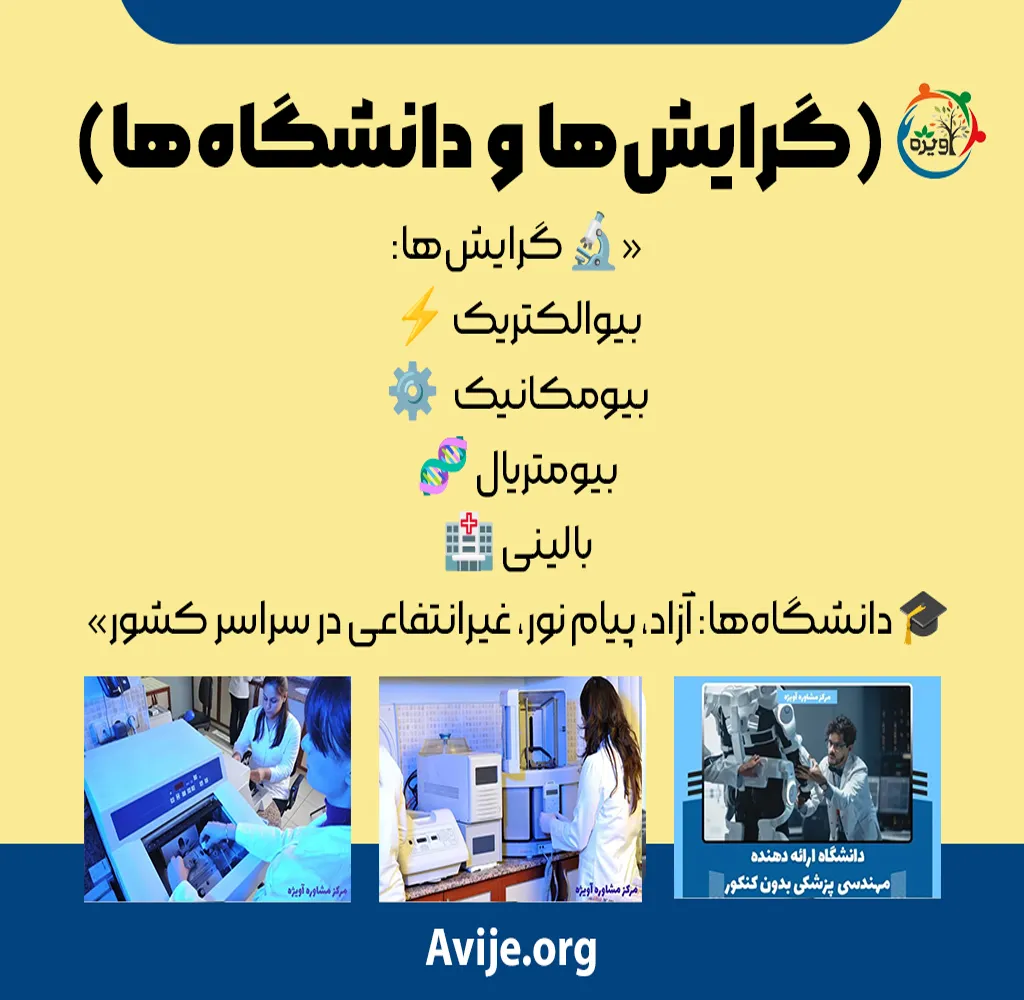 شرایط ثبت نام بدون کنکور مهندسی پزشکی