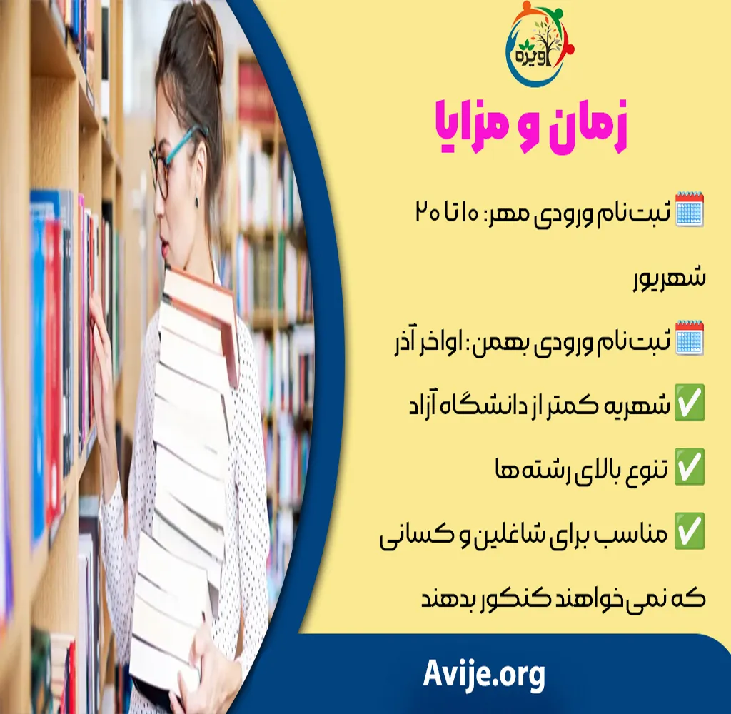 رشته های بدون کنکور پیام نور انسانی