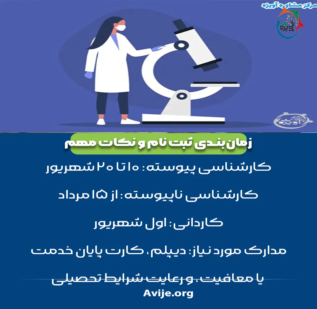  شرایط پذیرش بهترین رشته های بدون کنکور تجربی
