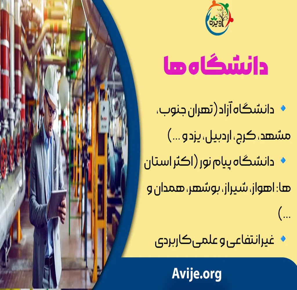 رشته نفت دانشگاه ازاد