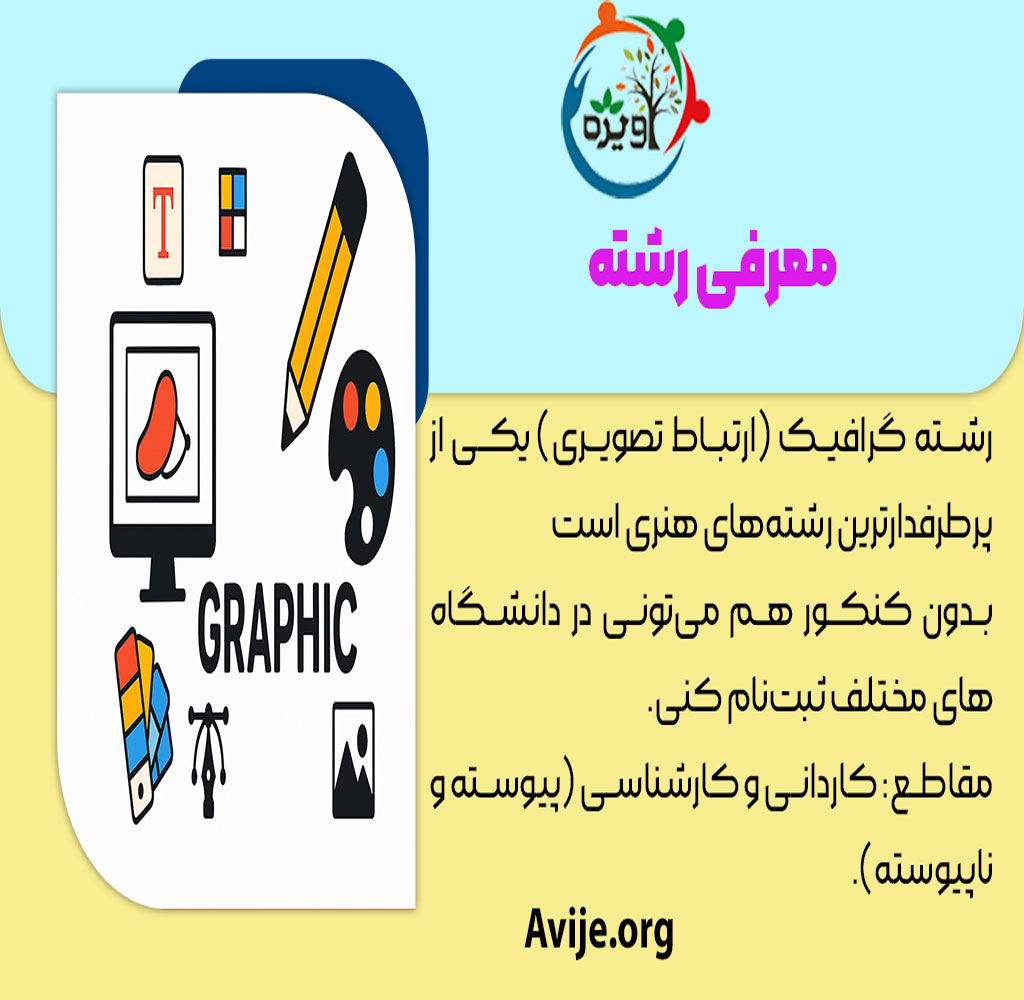 رشته گرافیک بدون کنکور