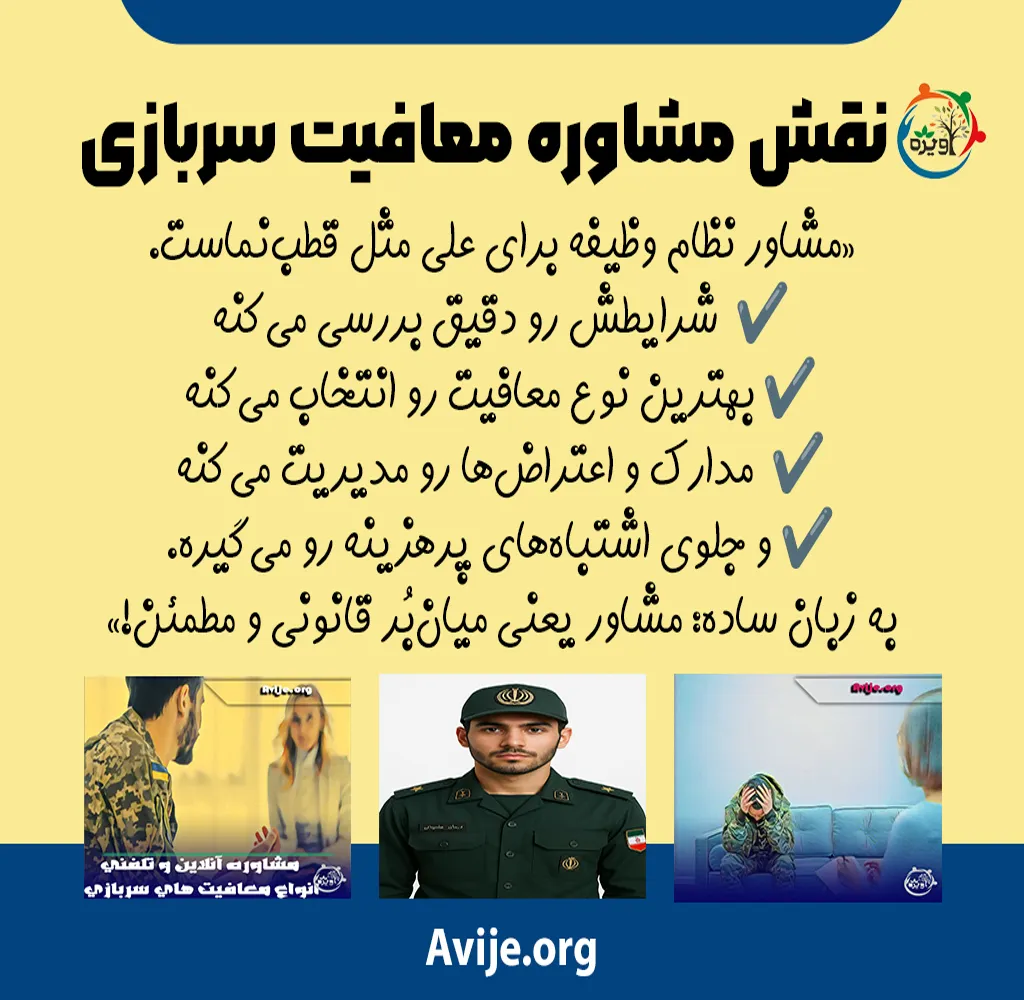 مشاوره معافیت کفالت