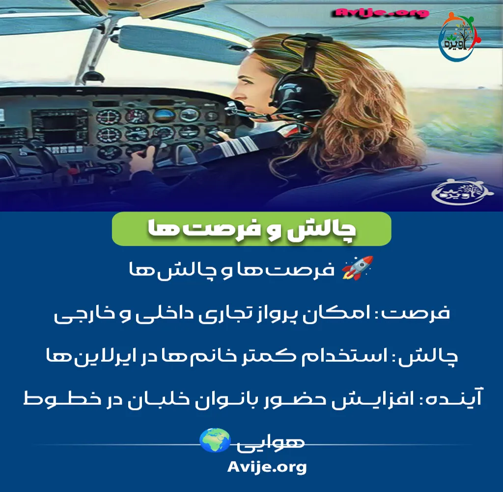 هزینه رشته خلبانی برای دختران