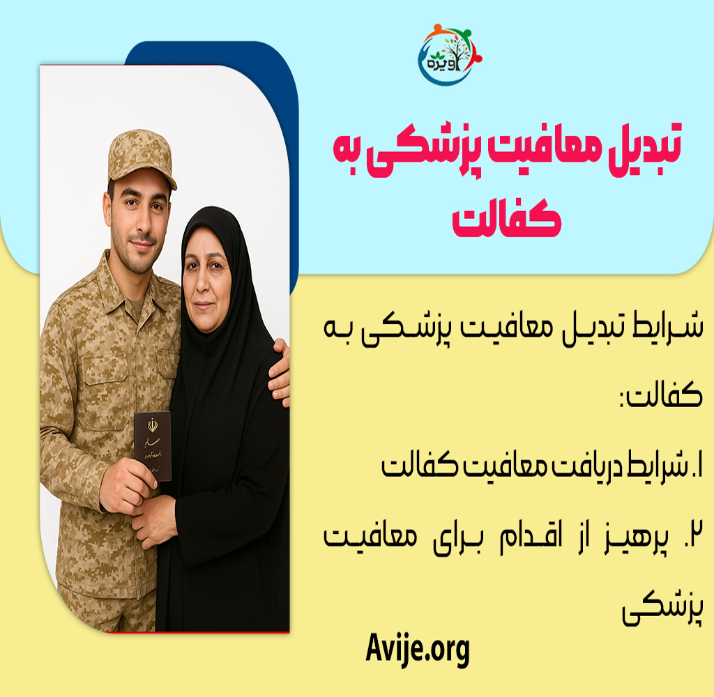 تبدیل معافیت پزشکی به کفالت