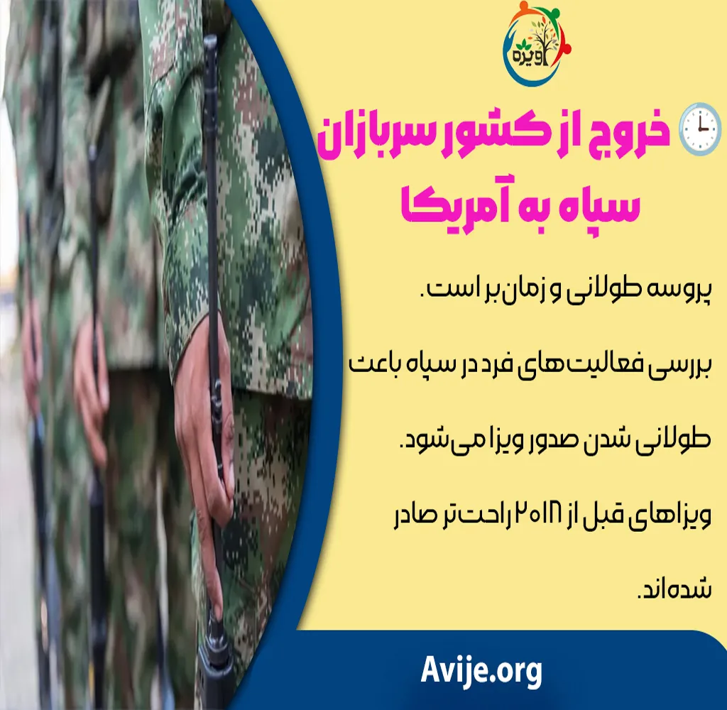 خروج از کشور سربازان سپاه