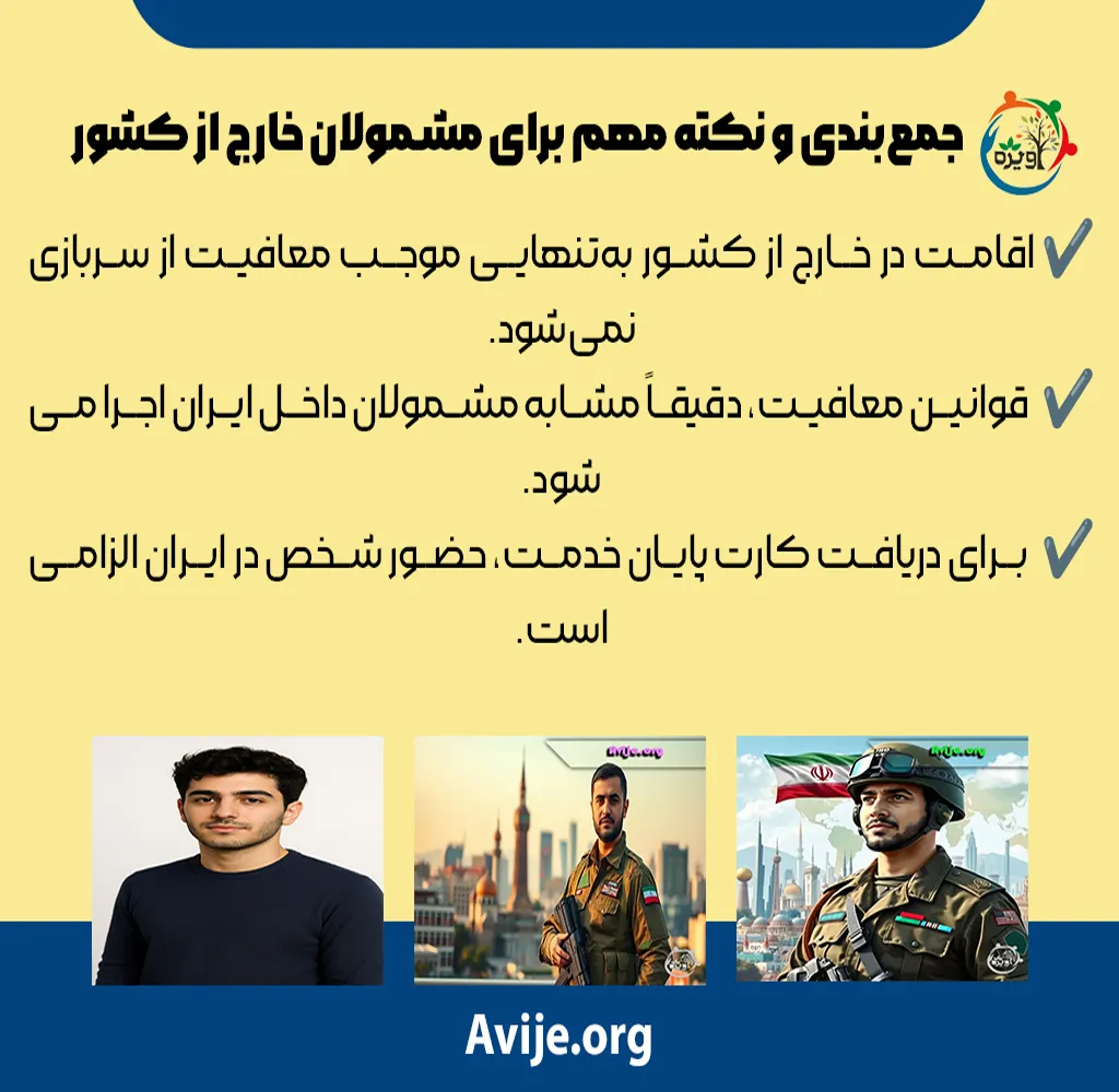 معافیت کفالت خارج از کشور