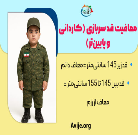 معافیت قد سربازی