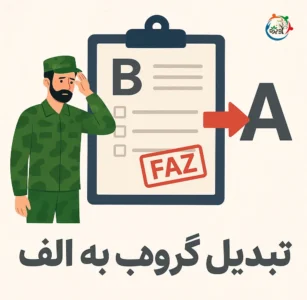 تبدیل گروه ب به الف
