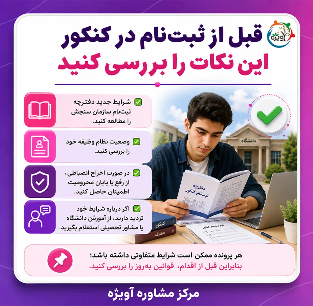 شرایط ادامه تحصیل دانشجویان اخراجی
