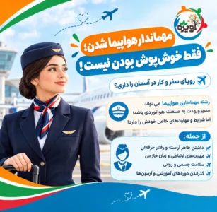 رشته مهمانداری هواپیما