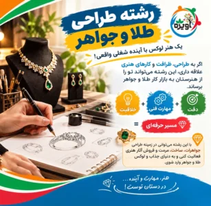 رشته طراحی طلا و جواهر
